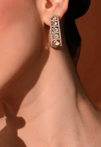 Gold plated ethnic earings