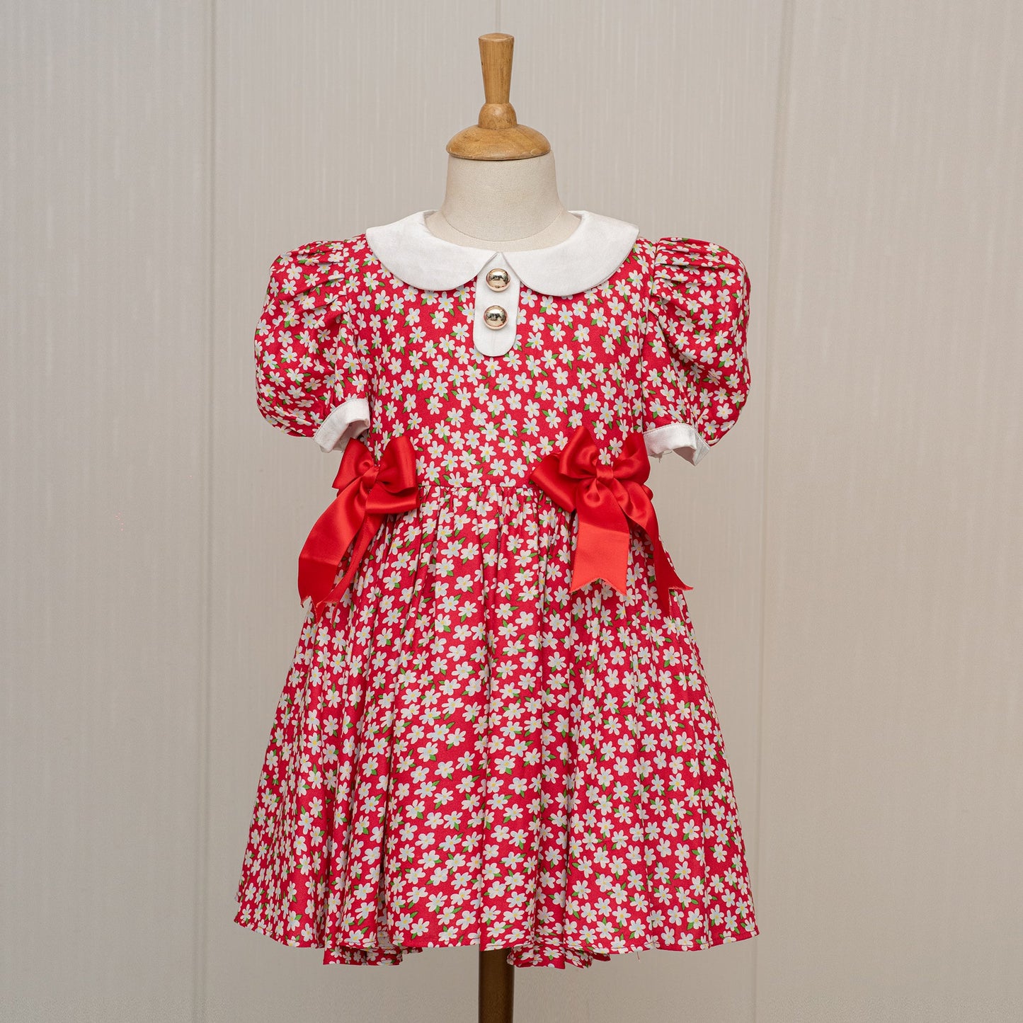 RED FLORAL DRESS