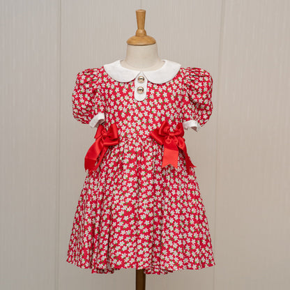 RED FLORAL DRESS