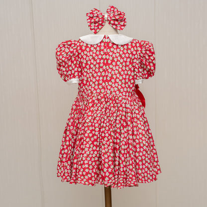 RED FLORAL DRESS