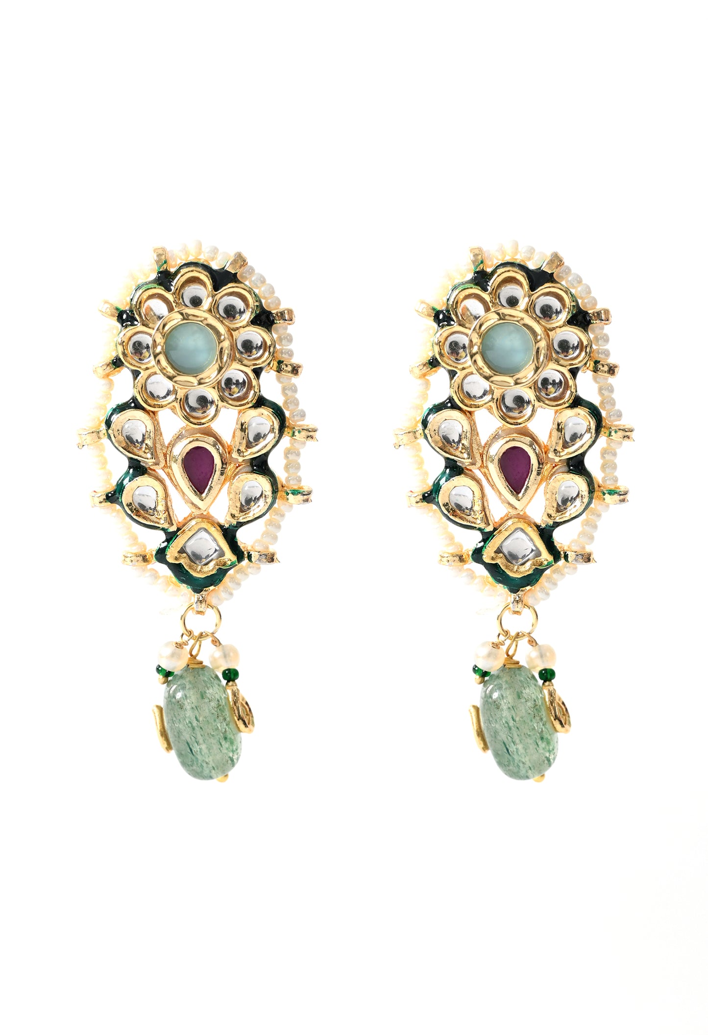 Gold plated ethnic   earings