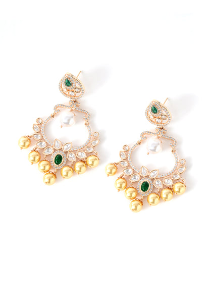 Gold plated ethnic earings