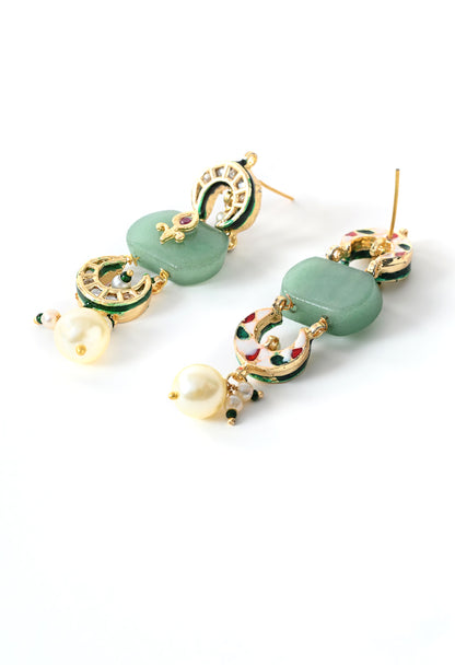 Gold plated ethnic  earings