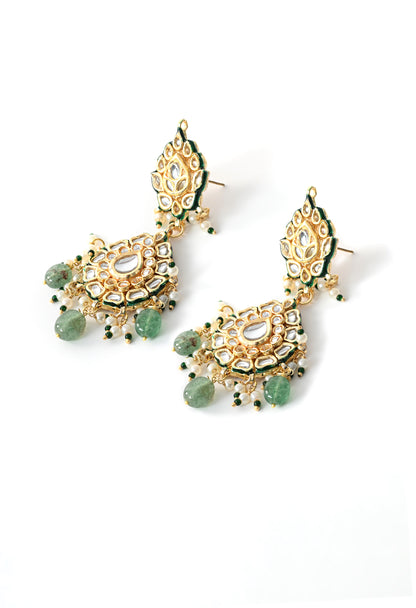 Gold plated ethnic necklace set