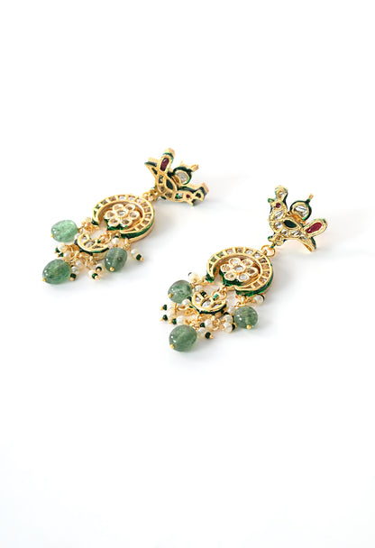 Gold plated ethnic   earings
