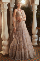 silver lehenga wedding