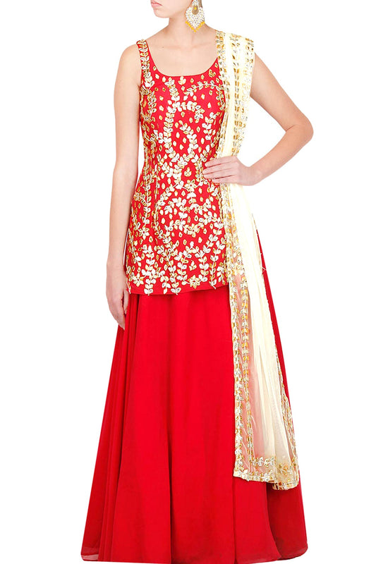 Magenta Lehenga set