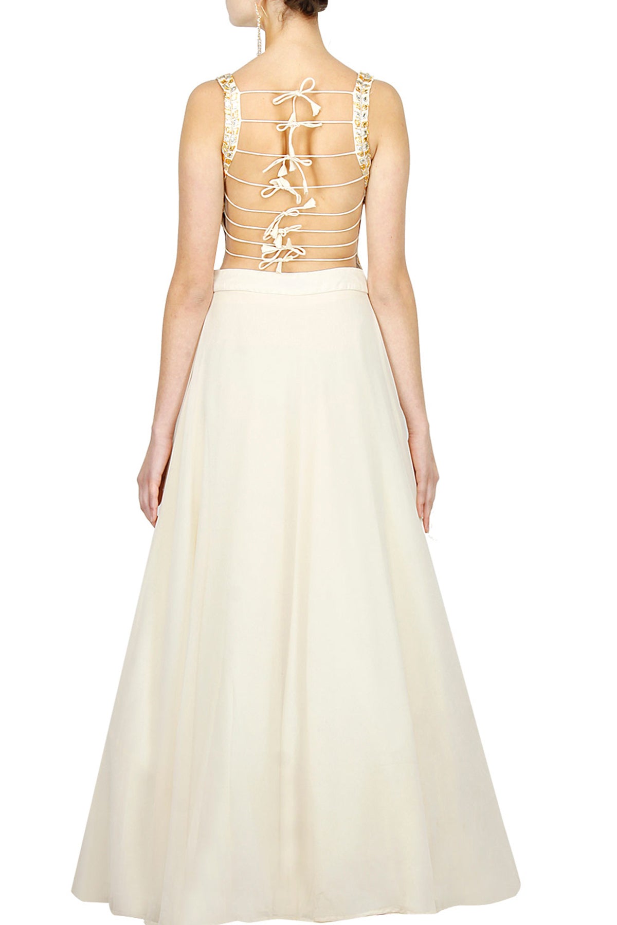 cream Lehenga set