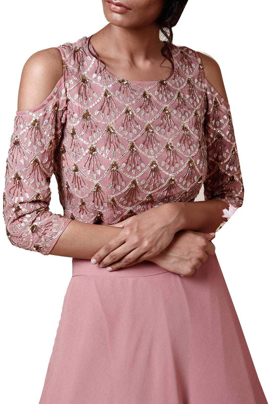 Onion pink  Crop top set