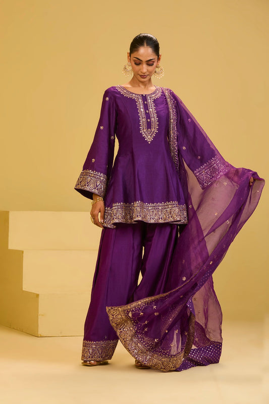 Purple Salwar Set