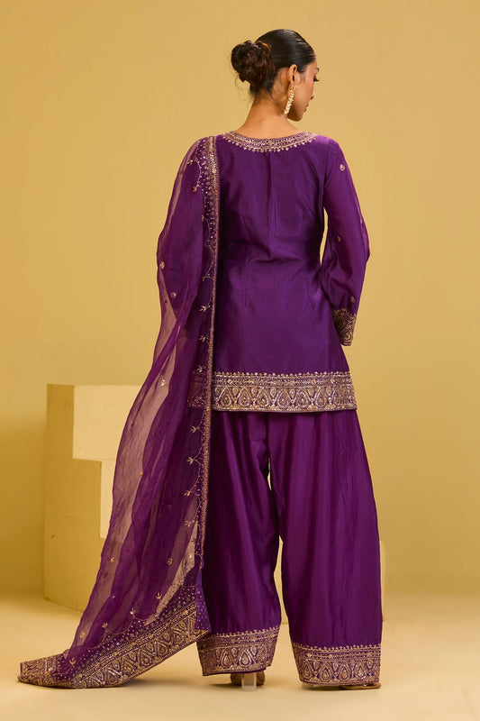 Purple Salwar Set
