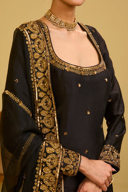 Black Kurta Set