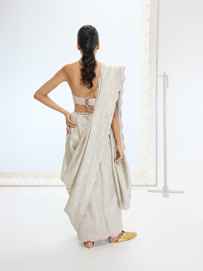 The Jenna Saree In Mauve