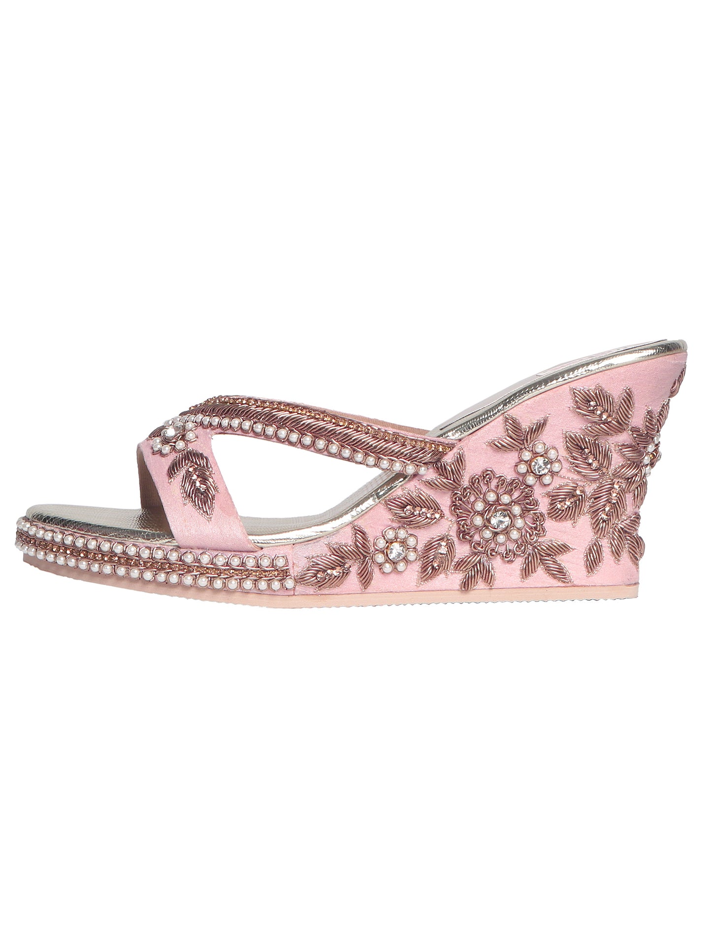 PEACH PEONIES HEEL COVER