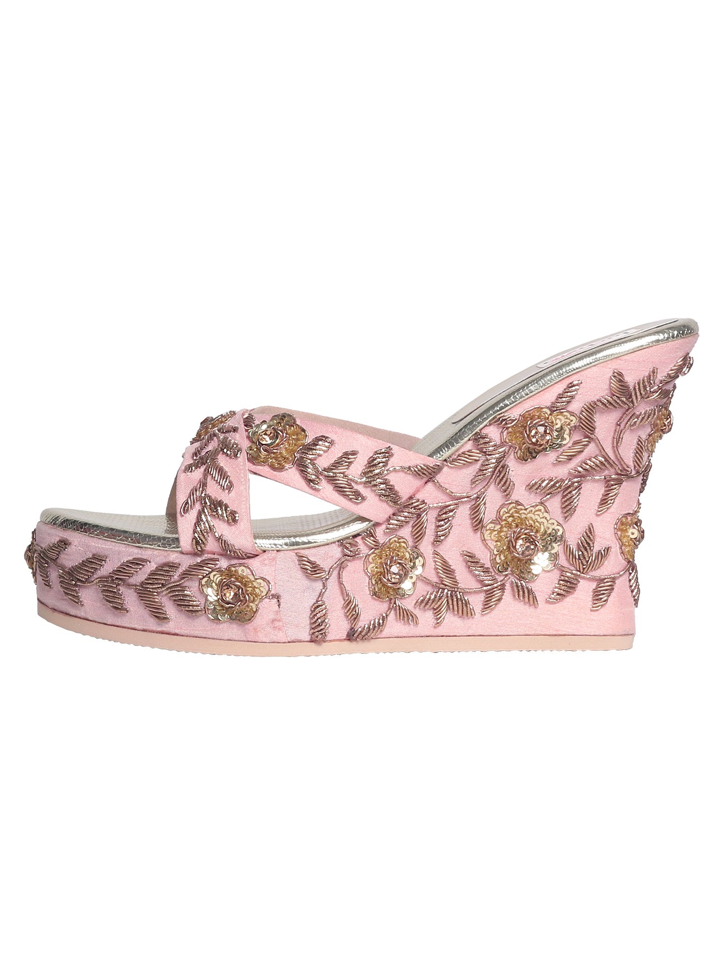 PEACH ROYAL BRIDE HEEL COVER