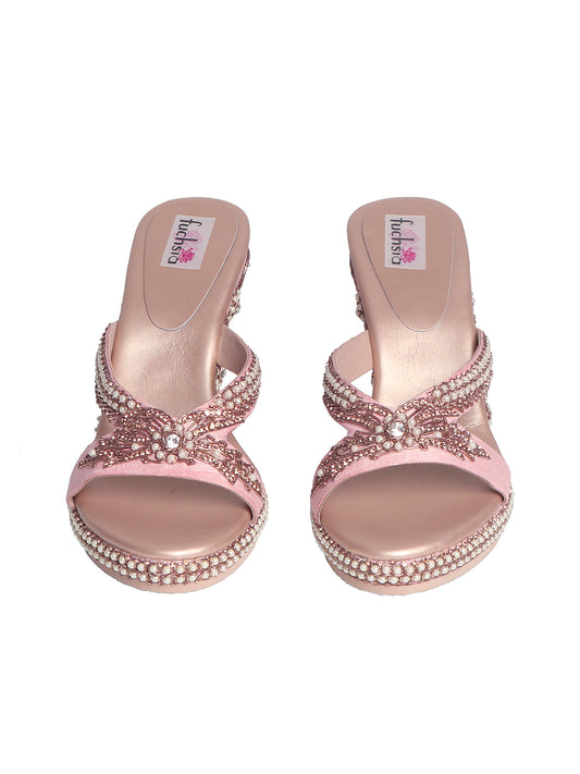 PEACH CHAMELI HEEL COVER