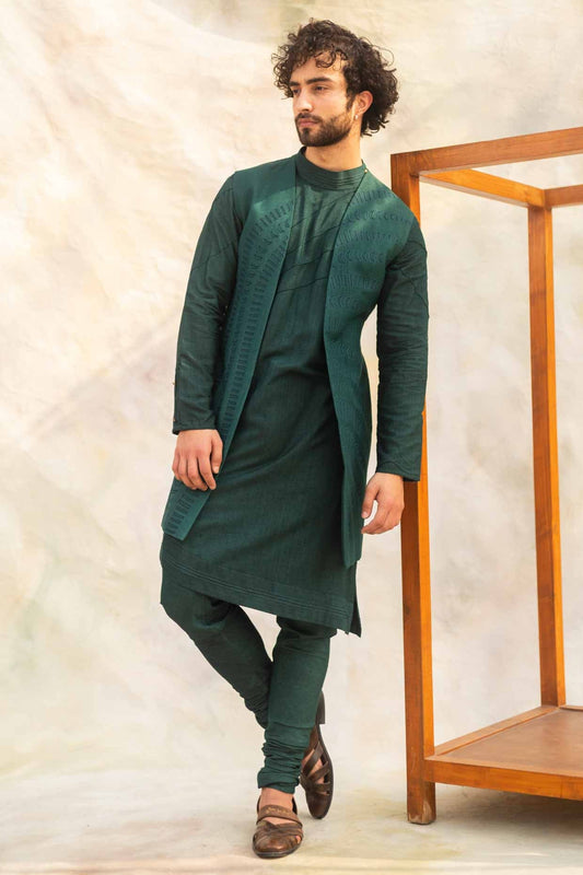Emerald Green Shrug Set
