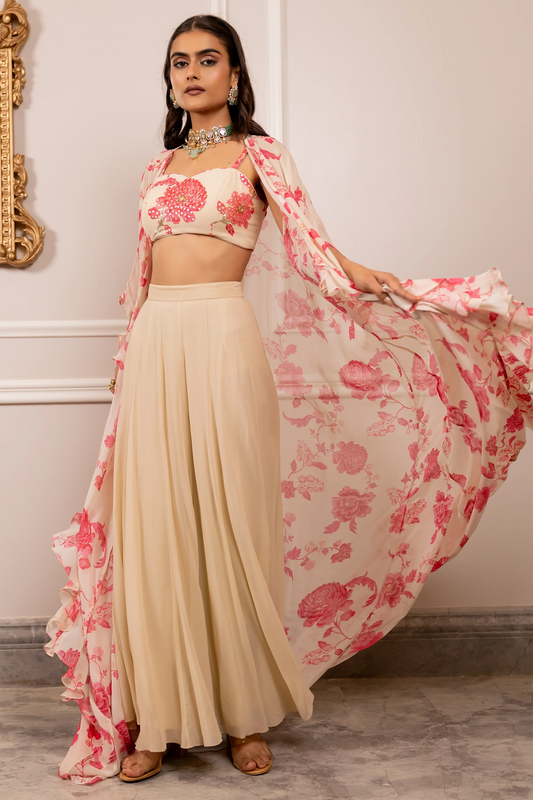 HARUKA JACKET SET – OFF WHITE