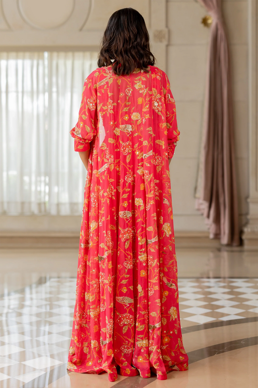 HALIMA JACKET SET – PEONY PINK