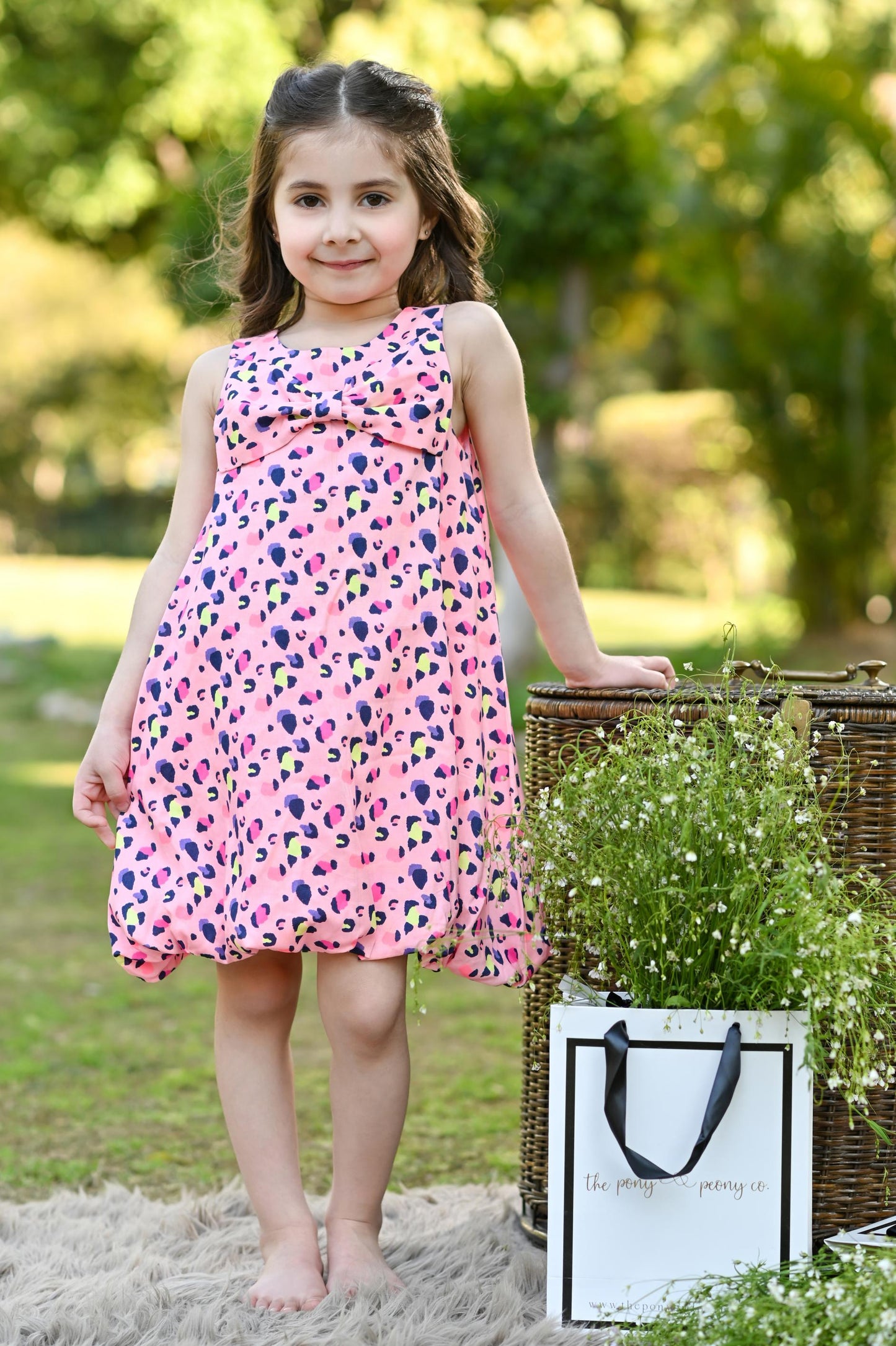 PINK LEOPARD DRESS