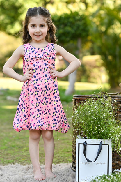 PINK LEOPARD DRESS