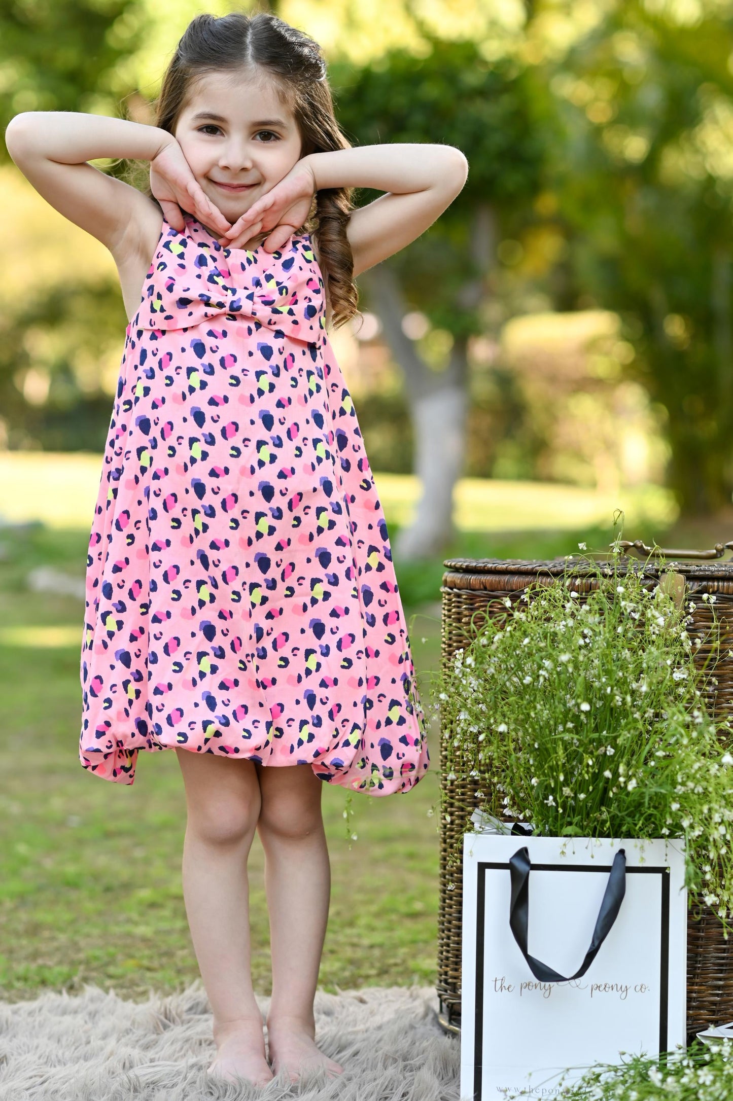 PINK LEOPARD DRESS