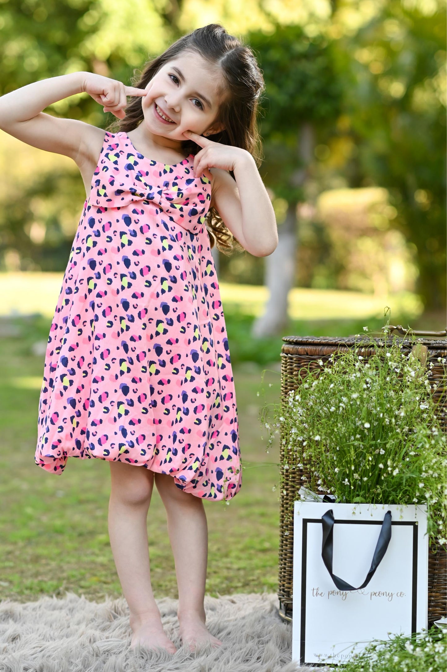 PINK LEOPARD DRESS