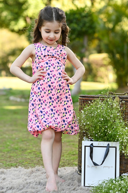 PINK LEOPARD DRESS