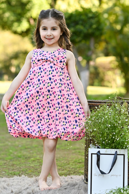 PINK LEOPARD DRESS