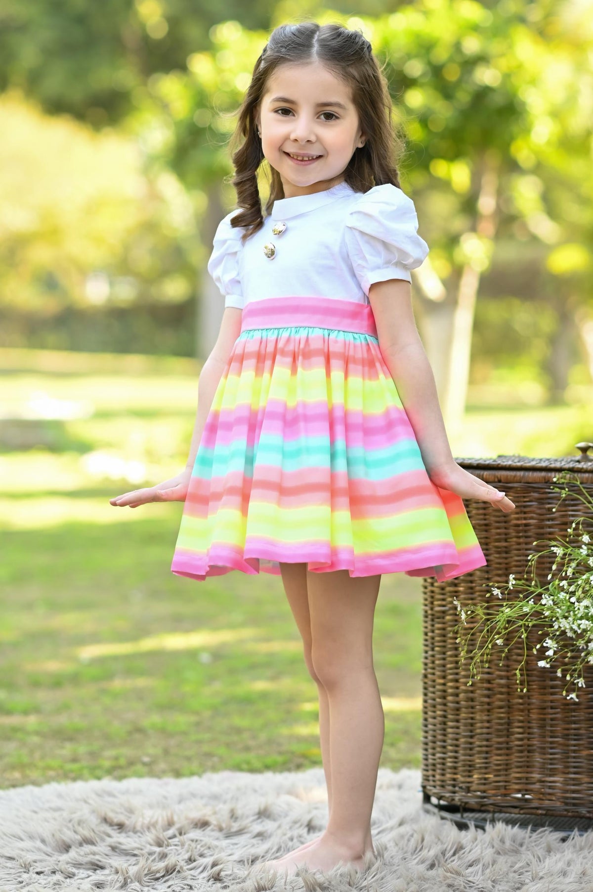 NEON RAINBOW DRESS