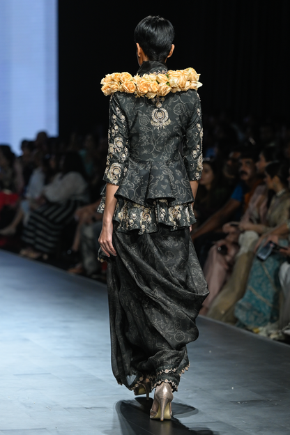 FAYE SAREE JACKET SET