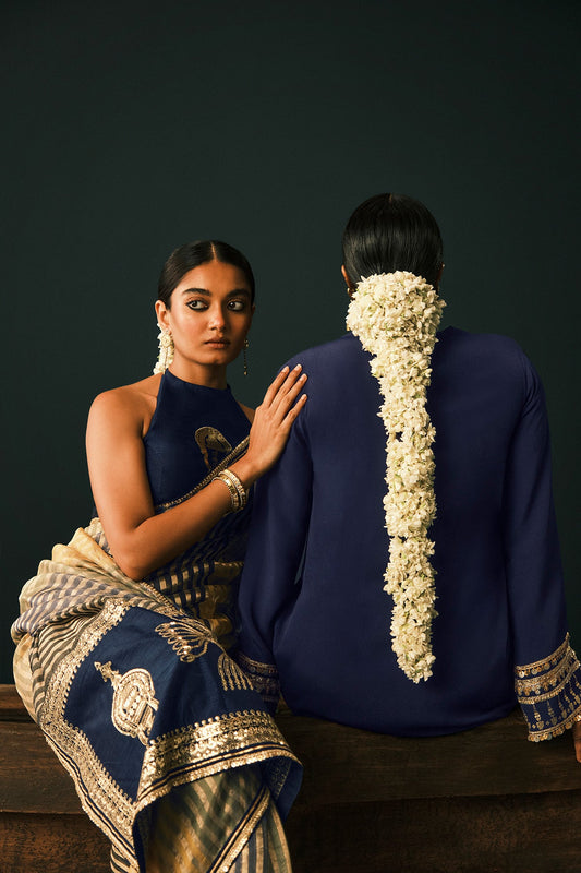 Alleppey Stripe Masque Saree