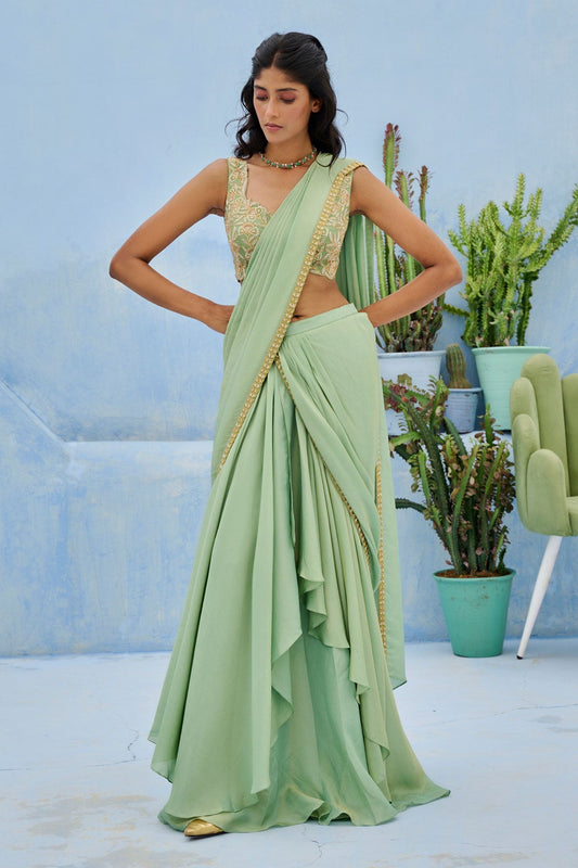 HASEEN PRE-DRAPE SAREE