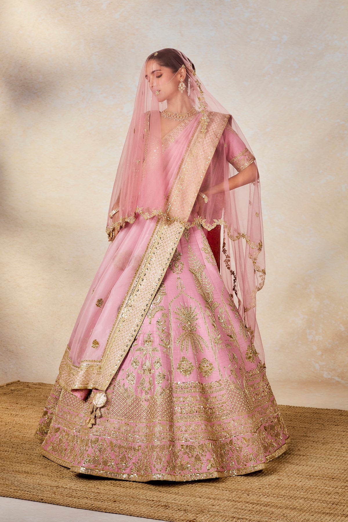 The Gulab Barfi Lehenga