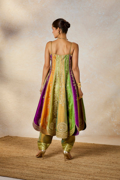 The Paan Pista Anarkali Set
