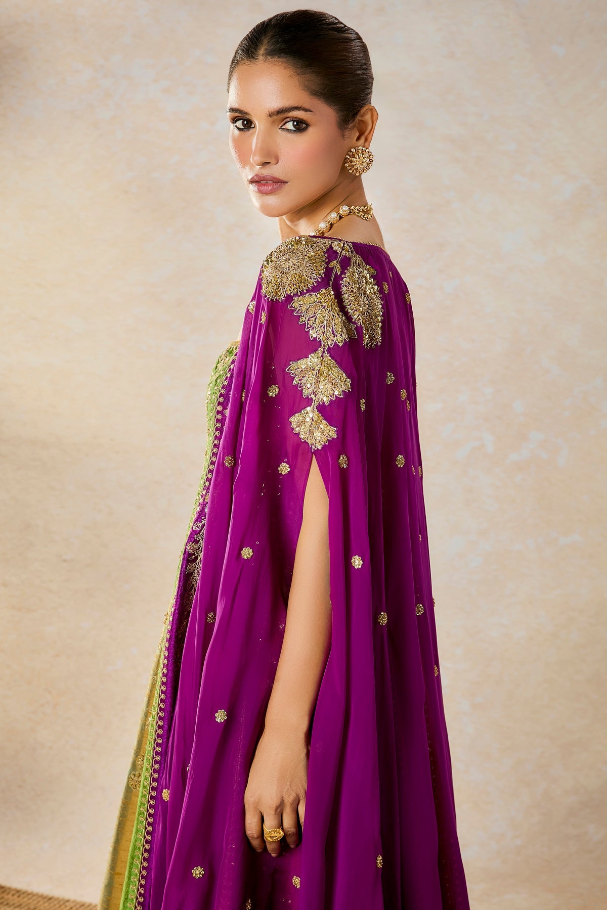 The Paan Pista Anarkali Set