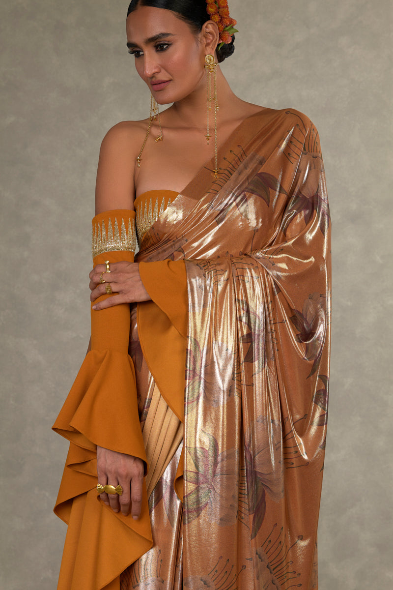 Ochre Masakali Saree