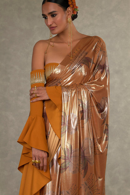 Ochre Masakali Saree