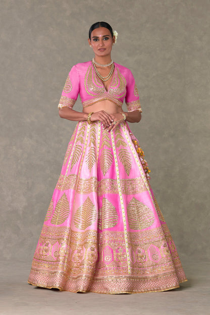Barfi Pink ‘Paan-Patti’ lehenga