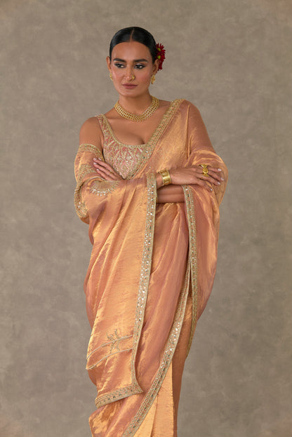 Shahi Tukda Tissue Saree