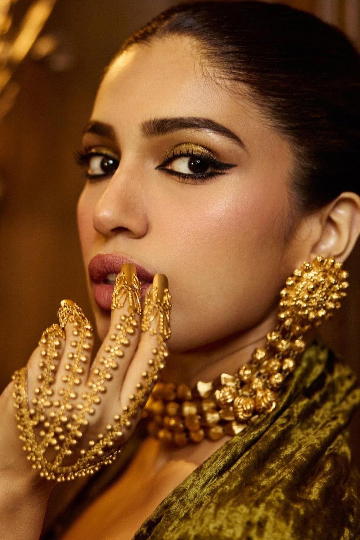 Bhumi Pednekar in Noor Skirt Set