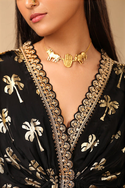 Black Coco Kaftan