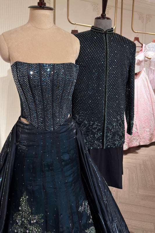 Whispers of Nightfall Sherwani