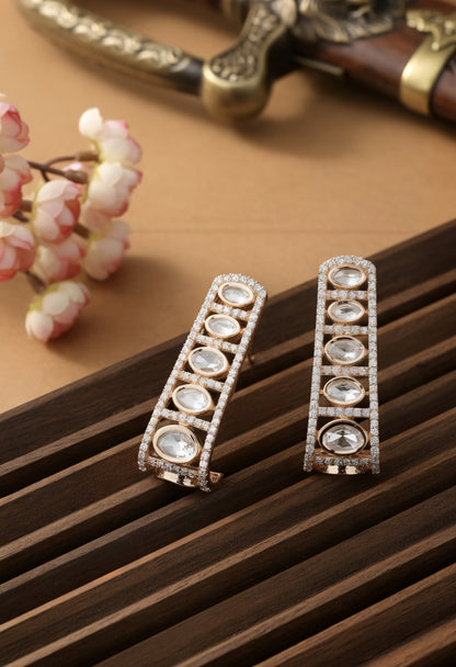 Gold plated ethnic earings