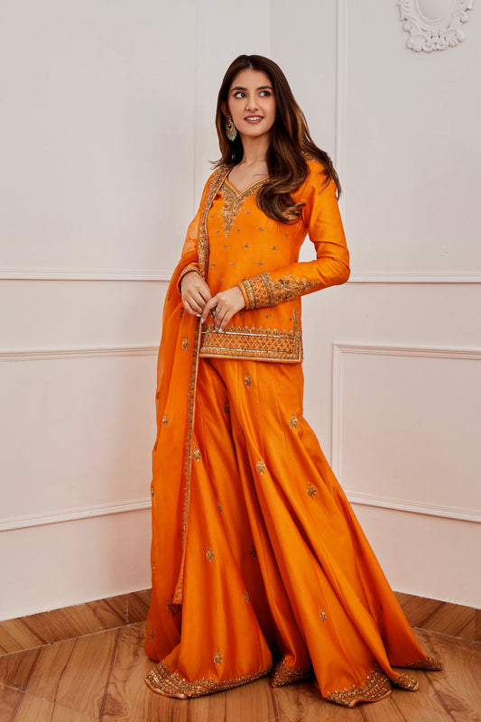 Aabroo Sharara Set