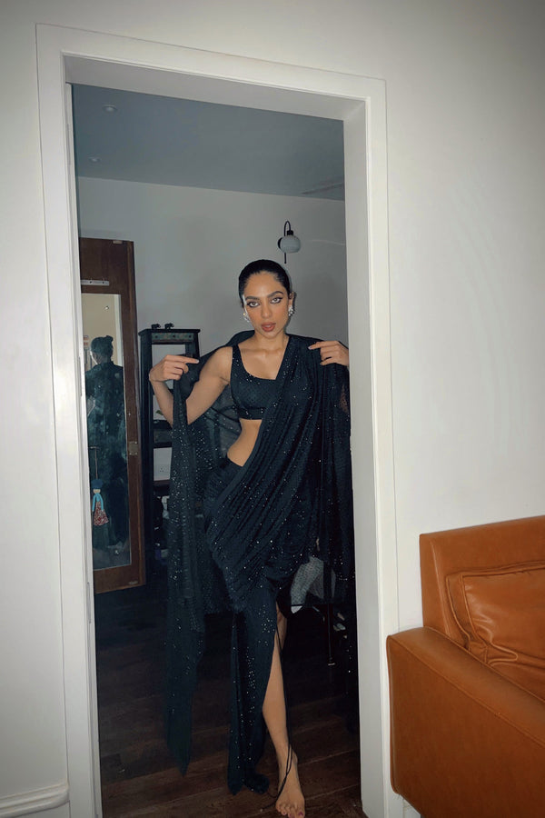 Sobhita Dhulipala in Luna Saree Set