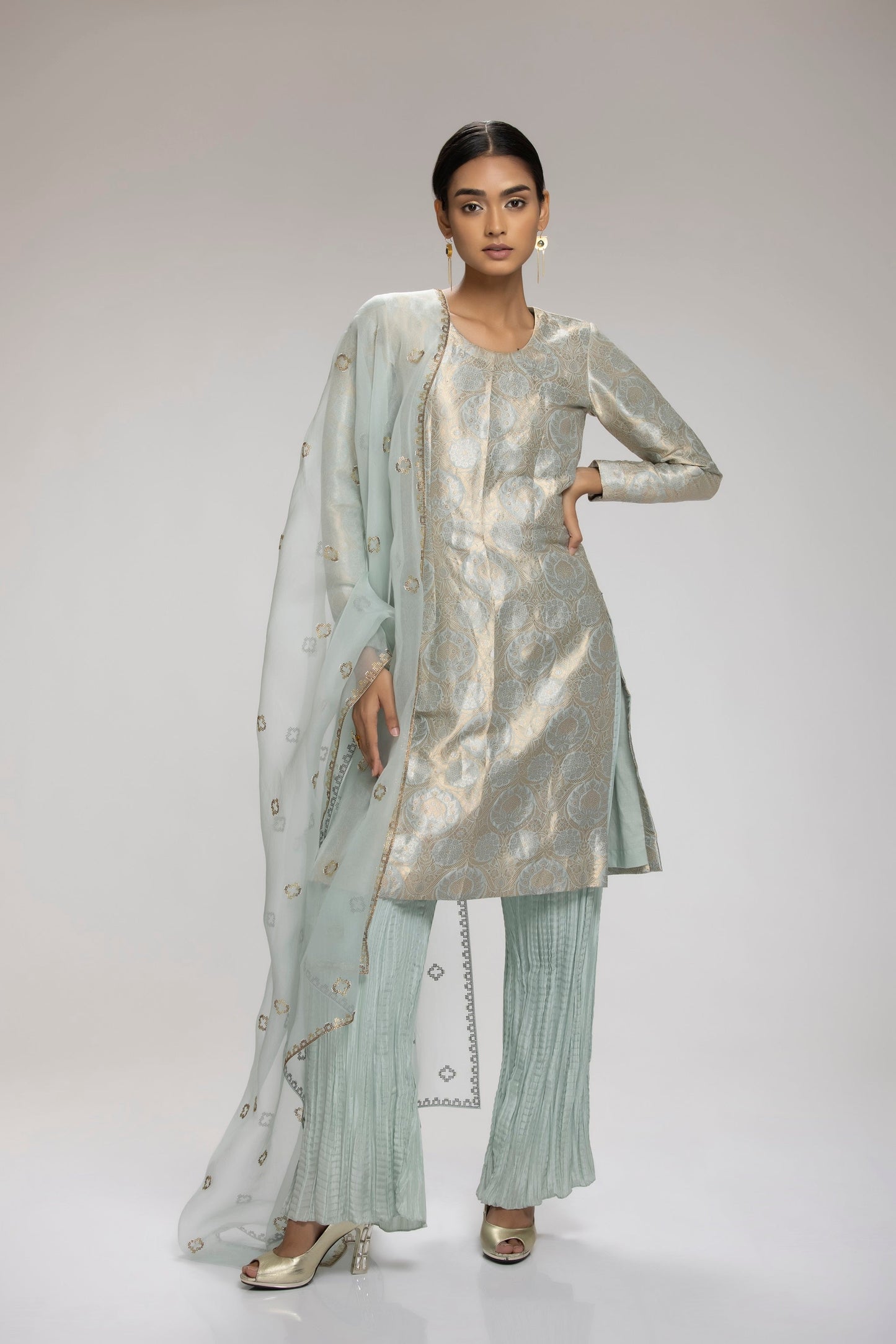 Aura Kurta Set Mint