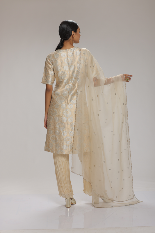 Ceylon Kurta Set Cream
