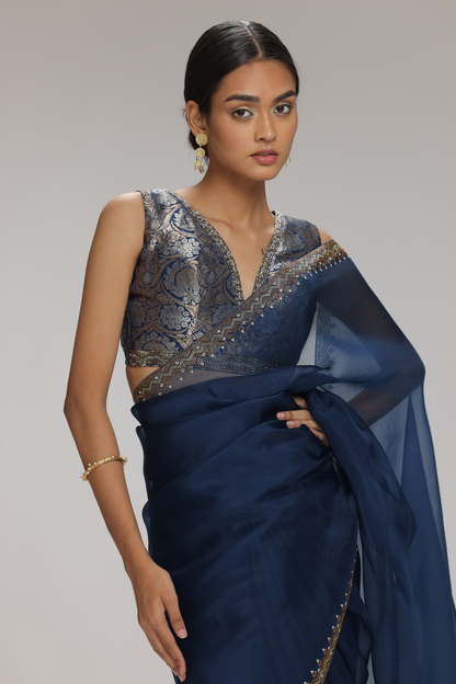 Lapis Saree Blue