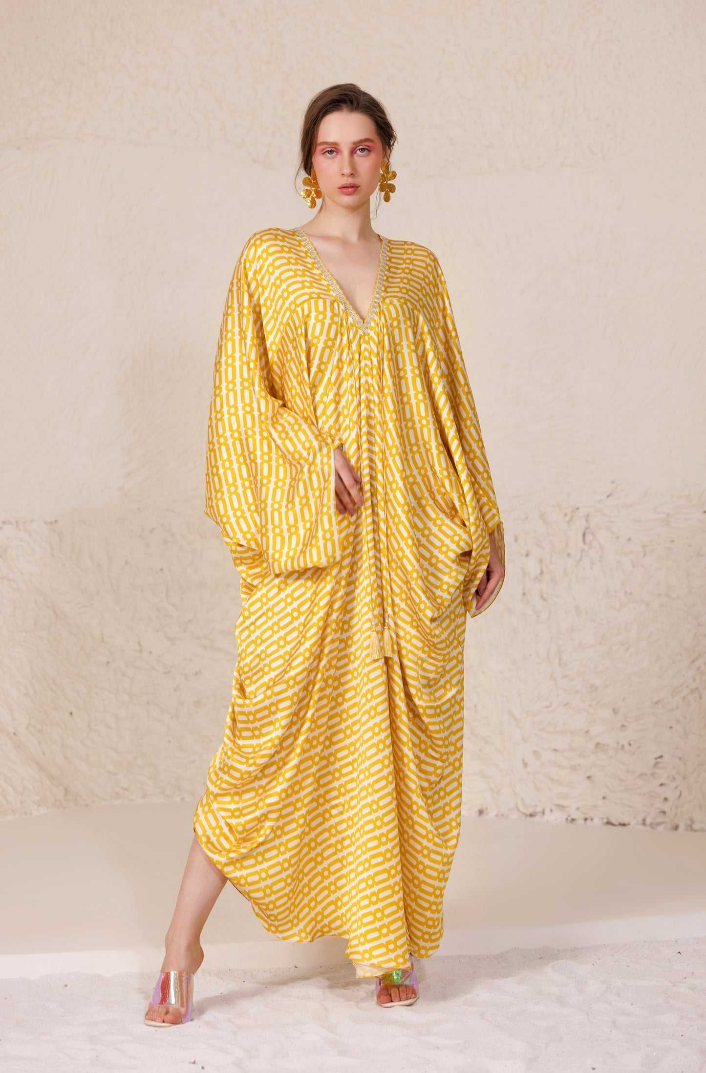 Mellifluous Kaftan Yellow